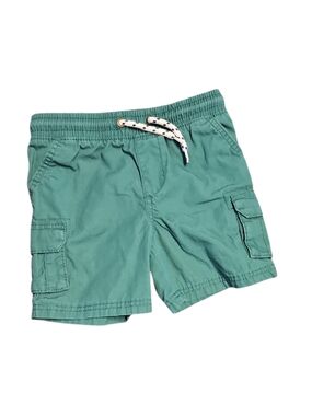Carter's Boys Green Cargo Shorts with Drawstring Size 3t